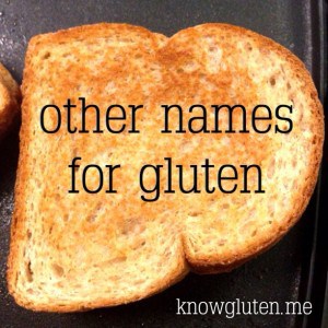 other names for gluten