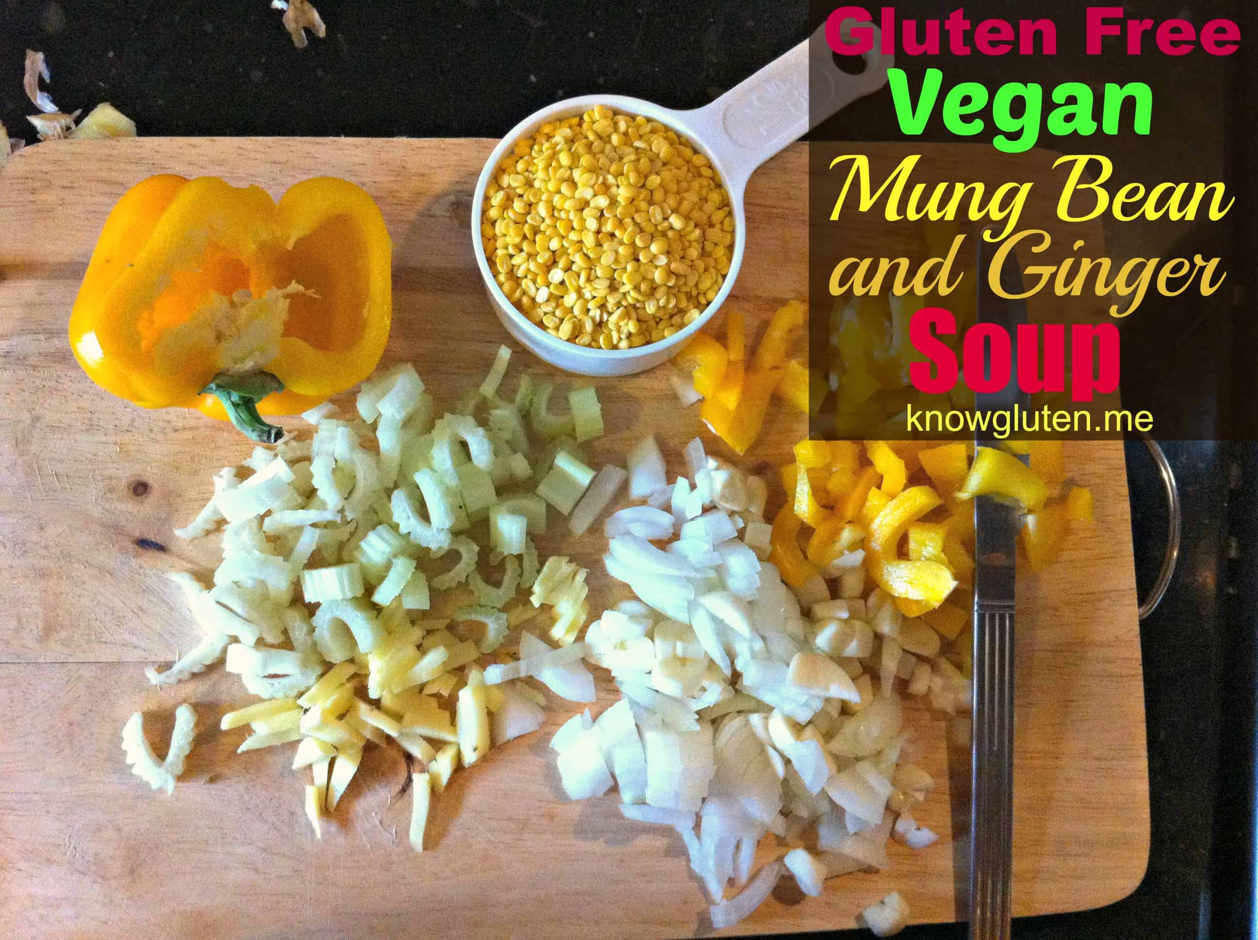 Gluten Free Vegan Mung Bean and Ginger Soup