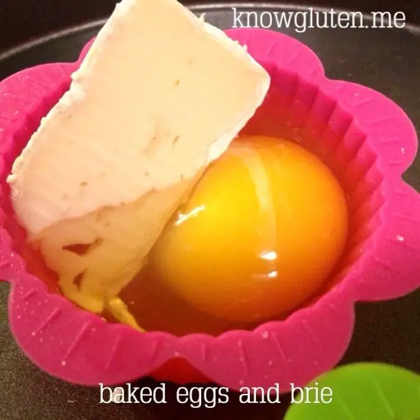 Fast Easy Baked Eggs with Brie