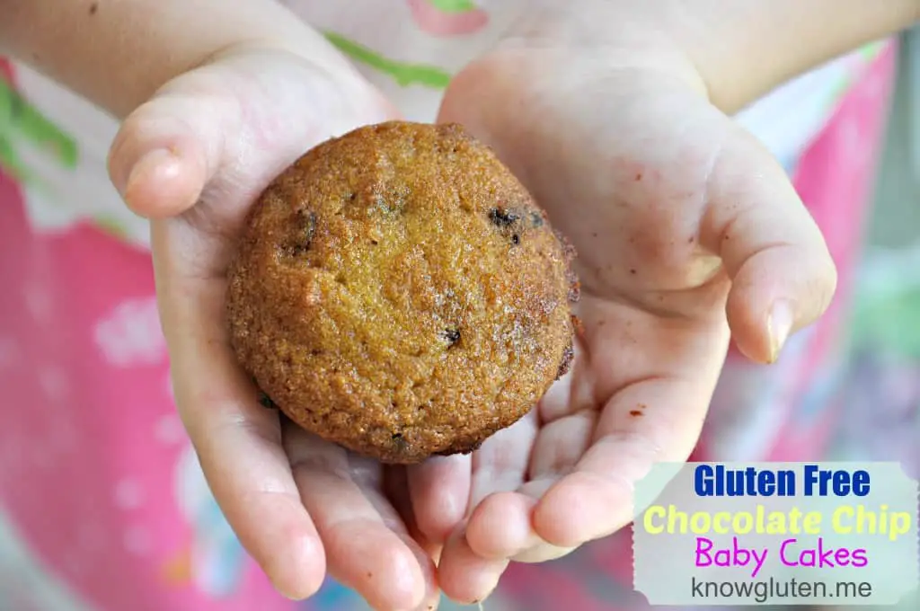 Gluten Free Chocolate Chip Baby Cakes with Coconut Flour from knowgluten.me