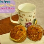 Grain Free Toffee Apple Muffins with Coconut Flour from Knowgluten.me