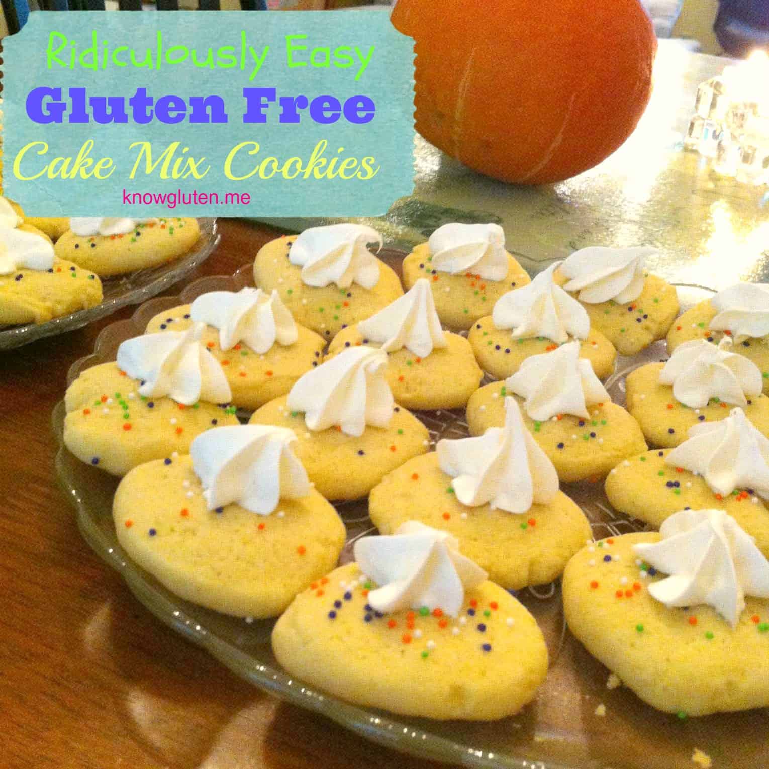 Cookies From Gluten Free Cake Mix