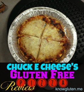 Chuck E Cheese's Gluten Free Pizza Review on Knowgluten.me