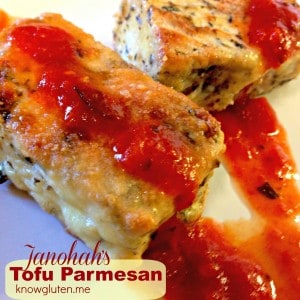 Janohah's Tofu Parmesan from knowgluten.me