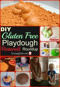 Gluten Free Playdough Pinterest Roundup from Knowgluten.me