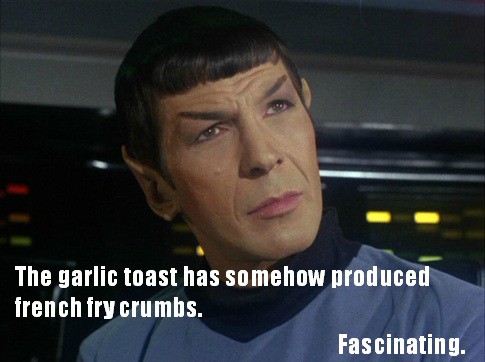 spock french fry crumbs