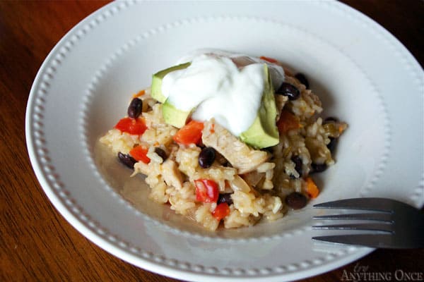 Arroz con Pollo from Try Anything Once - Totally gluten free, just make sure you use a gluten free broth.  {click the picture for the recipe}