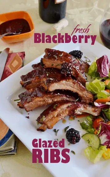 Black Berry Glazed Ribs from Cakewalker.com - this recipe is totally gluten free. {click the picture to visit the recipe}