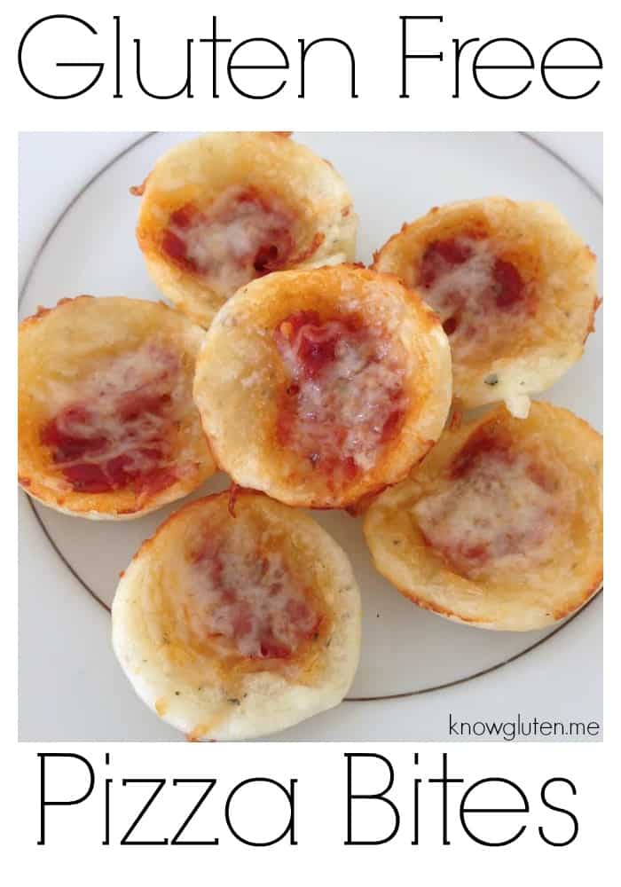 gluten free, grain free pizza bites from knowgluten.me