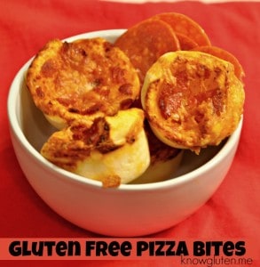Gluten Free Pizza Bites from knowgluten.me