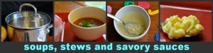gluten free soups, stews and savory sauces