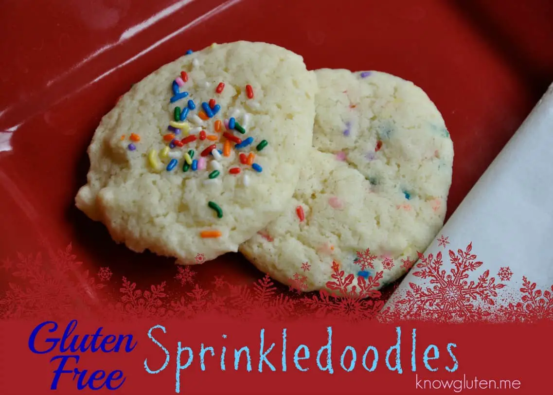 gluten free sprinkle doodles and confetti cookies from knowgluten.me
