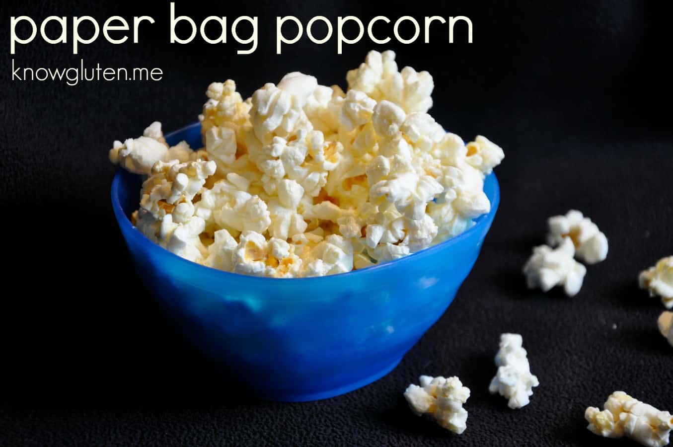 Paper bag popcorn from knowgluten.me