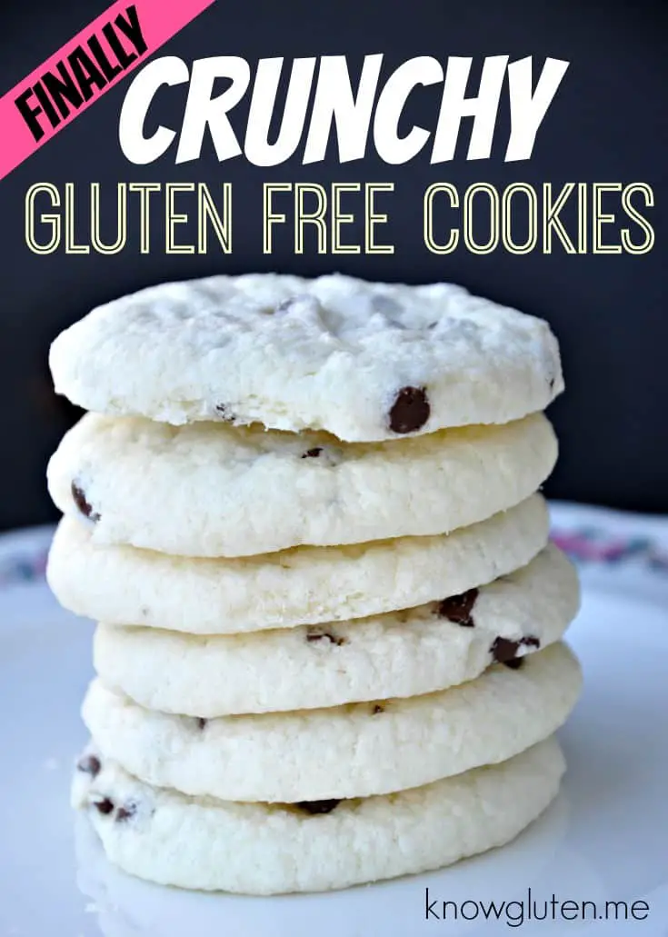 finally crunchy gluten free chocolate chip cookies from knowgluten.me