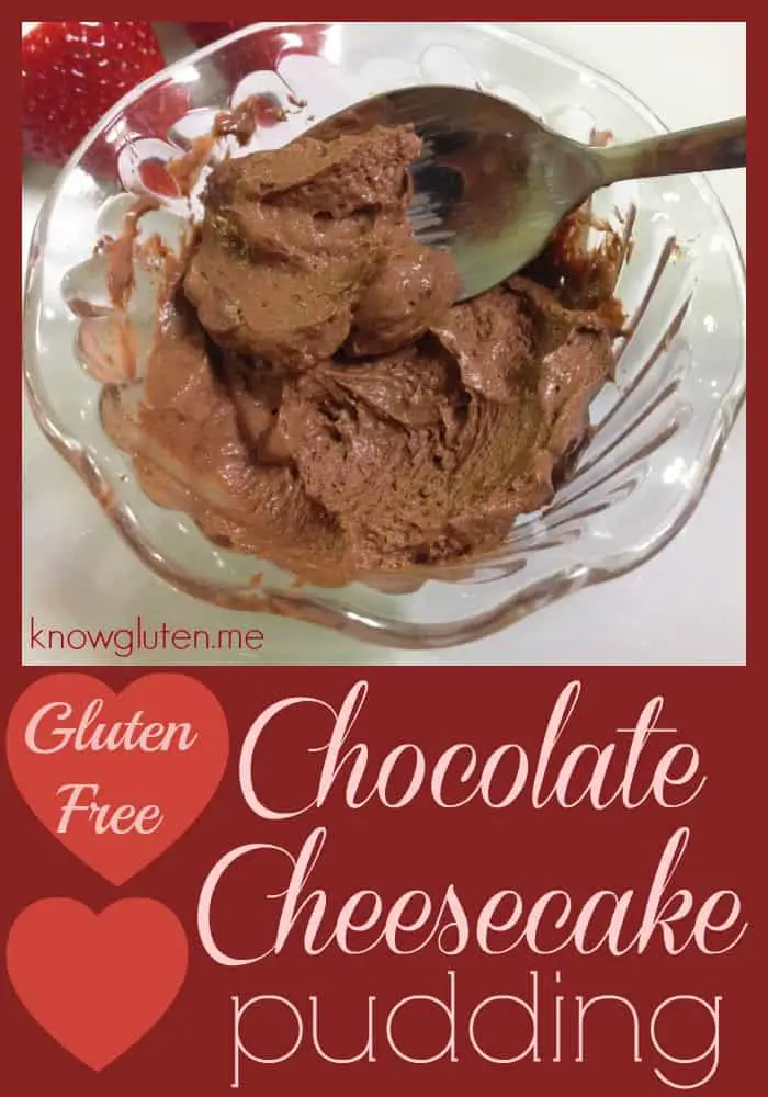 Gluten Free Chocolate Cheesecake Pudding from knowgluten.me