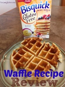 Gluten Free Bisquick Waffle Recipe Review from knowgluten.me