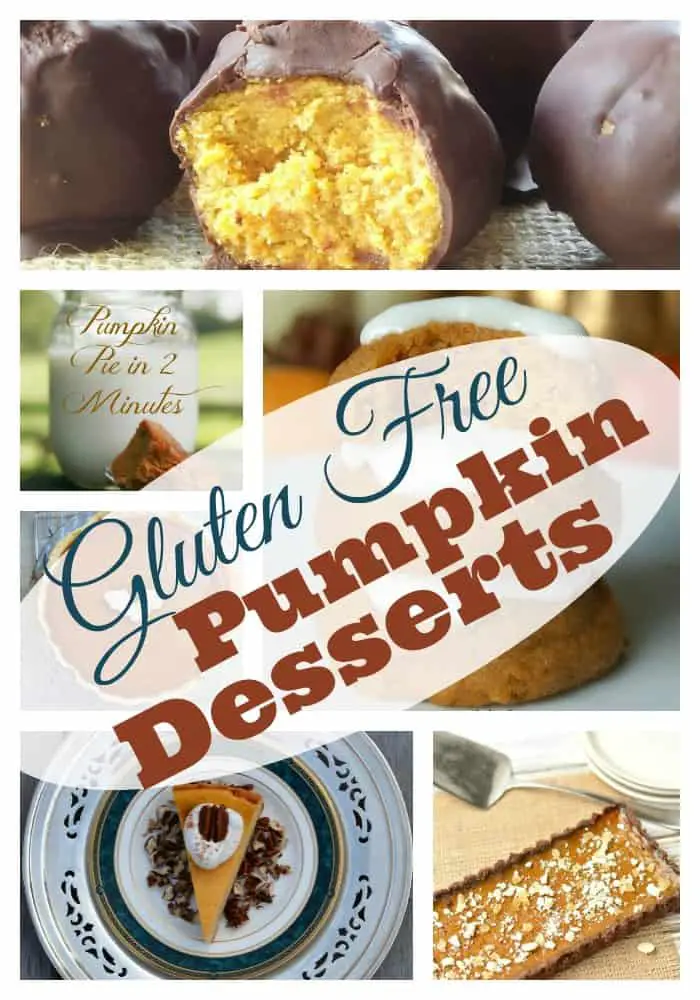 Gluten Free Pumpkin Desserts for Thanksgiving - Pinterest Roundup