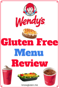 wendy's gluten free menu review on knowgluten.me - Lots of tasty choices!!