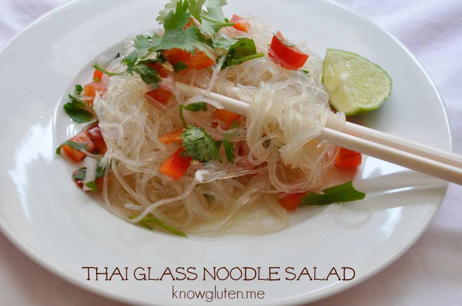 Thai Glass Noodle Salad - Gluten Free from knowgluten.me
