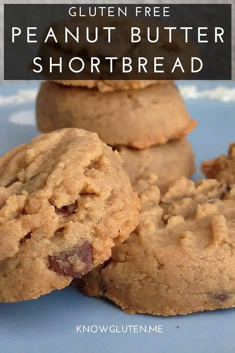 gluten free peanut butter shortbread cookies from knowgluten.me - gluten free, dairy free, grain free