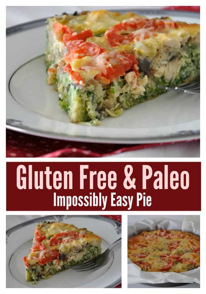 Gluten Free, Grain Free, Paleo, Low Carb, Impossible Easy Pie from knowgluten.me