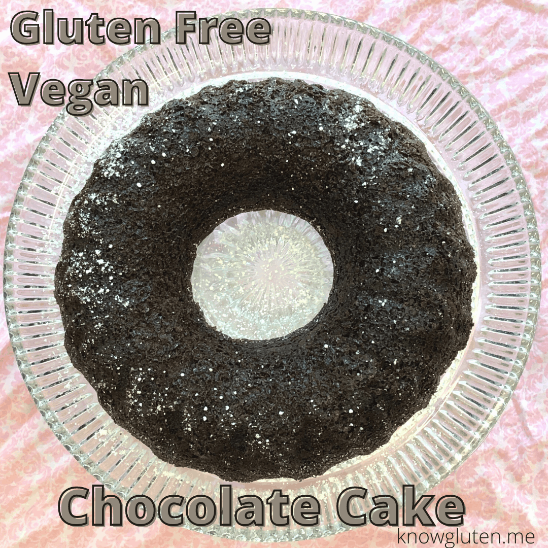 Gluten Free, Vegan, Chocolate Cake - Dairy Free, Egg Free