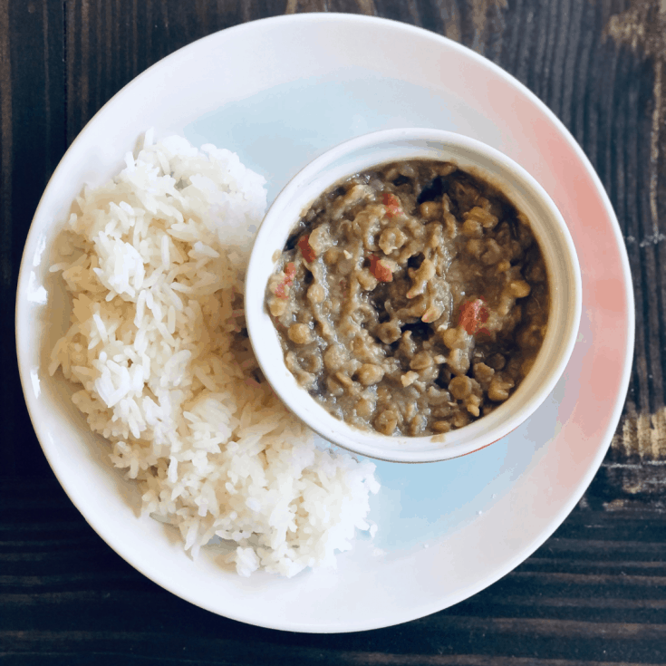 Creamy Lentils in the Pressure Cooker - Gluten Free, Vegan