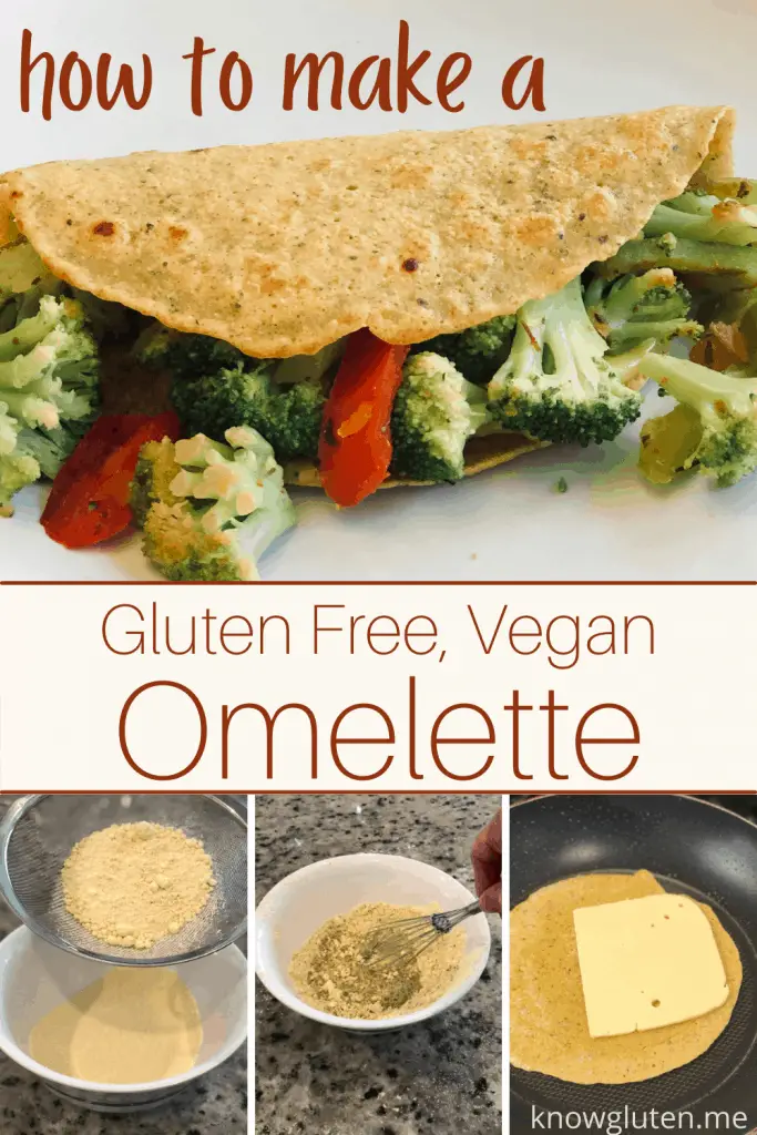 steps to make a gluten free vegan omelette