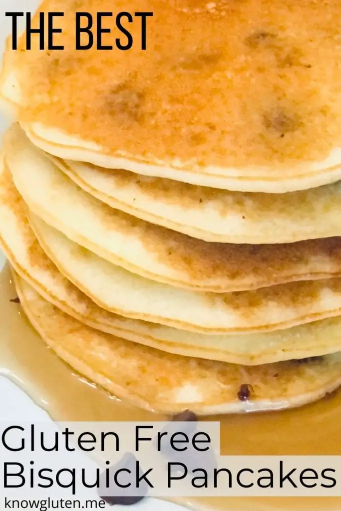 A stack of chocolate chip pancakes.