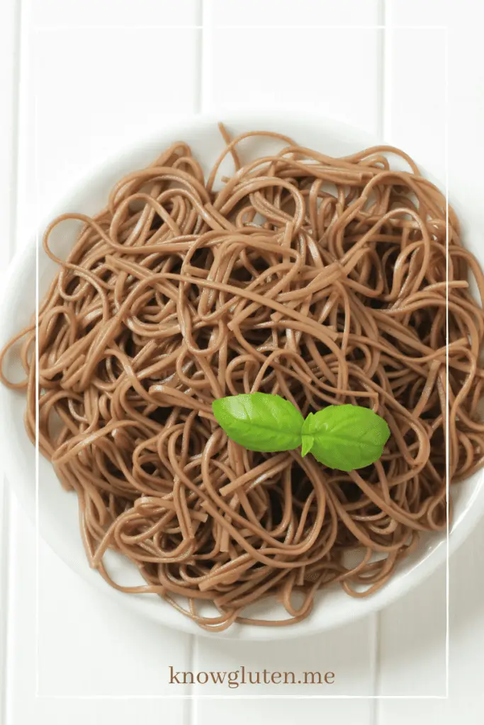 is buckwheat gluten free? buckwheat noodles 
