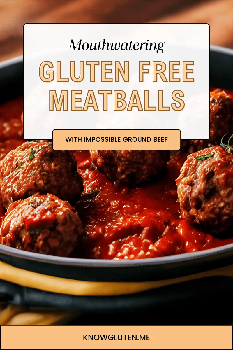 gluten free, vegan meatballs on a skillet with sauce